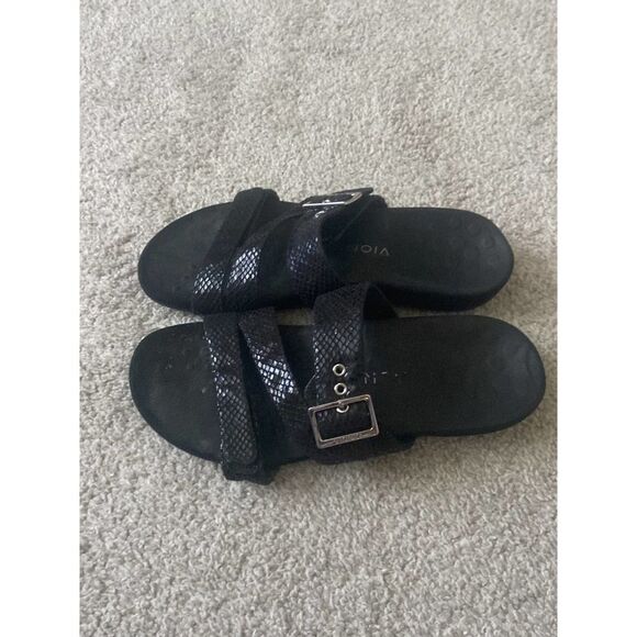Vionic Sandals black womens size 10 - Picture 1 of 4
